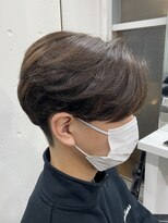 バイフィフス 原宿/表参道(by fifth)&nbsp;毛流れセンターパートニュアンスパーマツーブロック刈り上げ