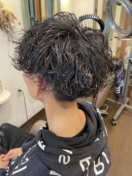 ミュウ(Private hair salon Miu)の写真/men'ｓ限定☆【カット+波巻きorツイストスパイラルパーマ+ヘッドスパ¥10800】扱いやすさ抜群で好感度もUP◎