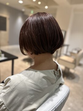 オルメント 天満 南森町(ORL'MENT) 20代30代大人可愛い髪質改善グレージュストレートボブ透明感