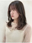【宮川】韓国風レイヤーカット×フェザーバング