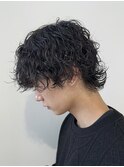 波巻きパーマ/メンズカット/メンズパーマ/ツイストスパイラル