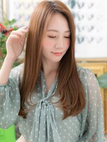 カバーヘア ブリス 戸田公園西口店(COVER HAIR bliss) ★カーキベージュ美髪かきあげロングレイヤー20代30代40代★10