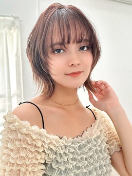 オーバーヘアー 枚方店(over hair) 【over hair】くびれボブ×顔周りレイヤー×シースルーバング