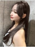 韓国風前髪×レイヤーカット【髪質改善/仙台/レイヤーカット】