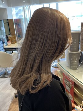 サロンドジョー(salon de joe) ミルクティーベージュダブルカラーハイトーンカラーケアブリーチ