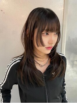ナループロア ルームー(Nalu pu loa ROOMOO)の写真/[頭の形/顔型/髪質/肌色etc]“あなた”を徹底追及。細部までこだわり抜く似合わせカット☆[韓国風レイヤー]