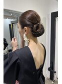 【オザユウ】上品な艶ヘアセット