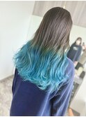 グラデーションブルー