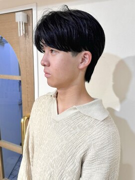 クレビアテン(CreBiA ten_) メンズ 韓国ヘア シースルーマッシュ