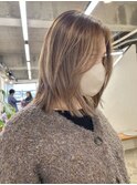 kana バレイヤージュ ミルクティーベージュ