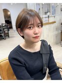 【畑中正敏】愛されショートボブ艶髪/似合わせカット