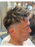メンズカット+メッシュ