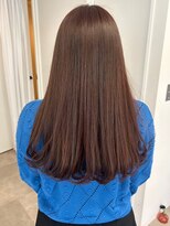 ミュラ(mulah)&nbsp;ピンクブラウン暖色カラー＊艶髪ストレートワンカール/明大前