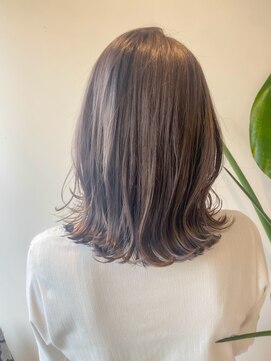 ロンドグロワール 大宮(Lond Gloire) イメチェン外ハネボブ美髪ワイドバングミディアムレイヤーカット