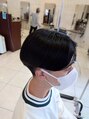 ジーナ 西新(Zina) センターパート刈り上げスタイル韓国/ナチュラル/ツーブロック