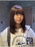 【YOKE】チェリーレッドワインレッドインナーレイヤカット