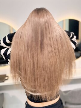 ラピス 福岡天神店(Lapis) ミルクティーベージュ/ハイトーン/ブリーチ/髪質改善