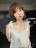 ボブレイヤー ミディアムショート 外ハネ