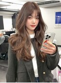 ハイライトバレイヤージュダブルカラーケアブリーチ20代30代