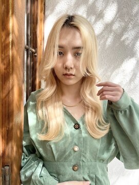 レブ 神戸三宮(LEB) ブロンド×韓国風時短スタイリング　【LEB神戸三宮】