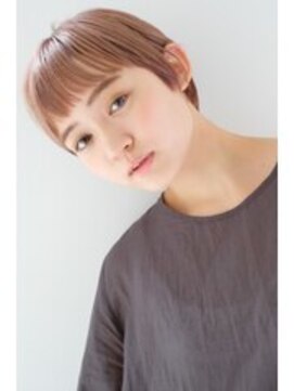 ガリカ シーム(Gallica/SEAM) 似合わせマッシュショート×ピンクベージュ☆