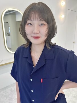 エトワール バイ ヴィンス(etoile by vince) くびれレイヤーカット/透明感オリーブグレージュ