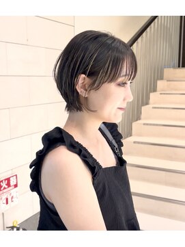 クラメールパリ 福岡(Kraemer Paris) クラメールにしかない柔らかい縮毛矯正×骨格補正ショートカット