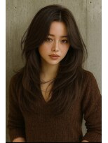 エル(LE)&nbsp;『LE』顔周りレイヤー/ミディアムレイヤー/ロングレイヤー