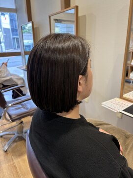 ポート(PORT) ミニボブ×アッシュブラウン