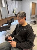 メンズ ハイライト ホワイトベージュ