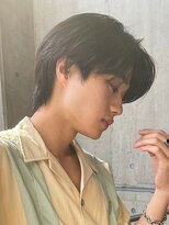 エルマノ 仙川(L mano) 〈k25〉メンズパーマブリーチフェードツーブロックスパイラル