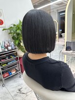 ロンドルピナス 小倉(Lond Lupinus) 黒髪カタログ/オリーブグレー/ココアベージュ/小顔に見せるヘア