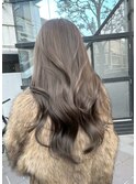表参道/クラゲヘアー/オリーブグレー/小顔/ココアベージュ/渋谷