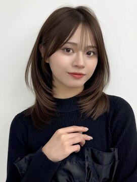 アマトウキョウスマートサロン(AMA TOKYO×Smart Salon) くびれレイヤー/顔まわりカット/レイヤーカット/小顔ヘア