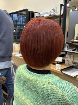 アルター(aL ter) レッド/オレンジクールショート/前髪/鎌取/林愛華