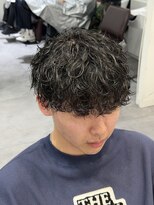 オーシャントーキョー 仙台(OCEAN TOKYO)&nbsp;波巻きツイストスパイラルツーブロック刈り上げメンズパーマ