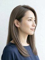 と和×美髪クリニック 巣鴨店 30代大人ワンレン×プラチナアッシュ【清潔感・悩み対応】