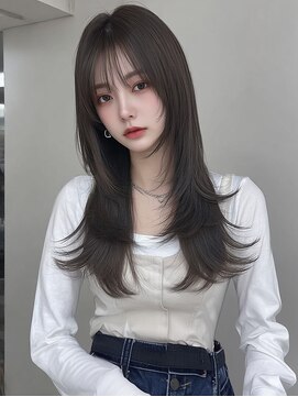 サロンドアイ(salon de i) 柔らかロングレイヤー × ベージュブラウン