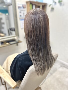 ヘアーアンドメイク ドレス(DRESS) 白髪ぼかし 透明感カラー