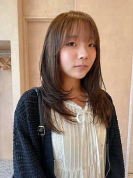 オン キャナルシティ博多前店(on) 【晴音】ロングレイヤー/アッシュベージュ/20代