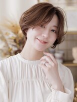 ENOAhair&spabyCOVERHAIR【ショート/白髪染め ぼかし/ヘッドスパ】【10/1開店(予定)】&nbsp;長め前髪の大人くびれショート/川口/30代/40代/50代