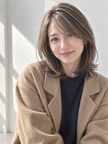 ソレイユ(Soleil)&nbsp;白髪ぼかしハイライト/大人ミディアム/40代50代/金沢/野々市