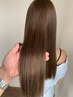 自然な艶ストレート カット＋ストレート＋トリートメント￥23040→￥15850