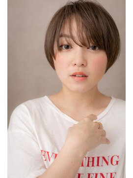 カバーヘア ブリス 北浦和(COVER HAIR bliss) 大人可愛いモカベージュの小顔マッシュショートY北浦和