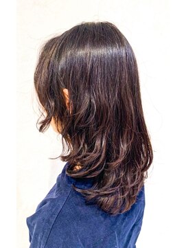 ジュネス 銀座(JYUNESU) 小顔セミロング☆暖色系カラー