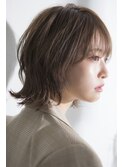 〈mielhair新宿〉大人かわいいウルフボブ