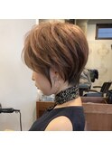 【THiRD 浅野】テラコッタカラーショート