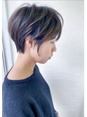 シザー&レザーで作る♪似合わせくびれ丸みショートby柴立吉之助