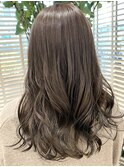ゆるふわパーマコテ巻き風 セミロング