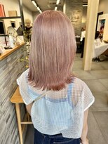 サンド 表参道(sand)&nbsp;ピンクベージュブリーチダブルカラー表参道